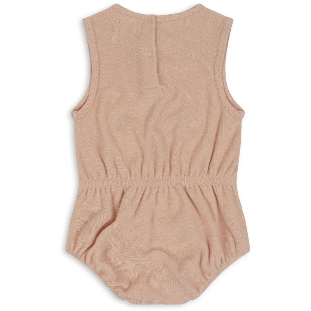 ( KS100925) Itty Romper Gots - Cameo Rose