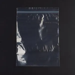 1 Bag Plastic Zip Lock Bags, Resealable Packaging Bags, Top Seal, Self Seal Bag, Rectangle, White, 20x14cm, Unilateral Thickness: 2.1 Mil(0.055mm), 100pcs/bag