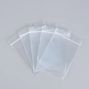 1 Group Polyethylene Zip Lock Bags, Resealable Packaging Bags, Top Seal, Self Seal Bag, Rectangle, Clear, 10x7cm, Unilateral Thickness: 2.9 Mil(0.075mm), 500pcs/group