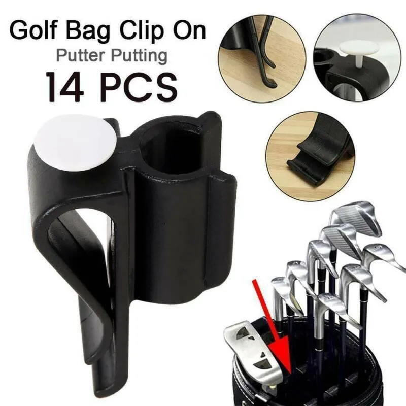 14-Piece Golf Putter Clip Set | For Outdoor Use | Black