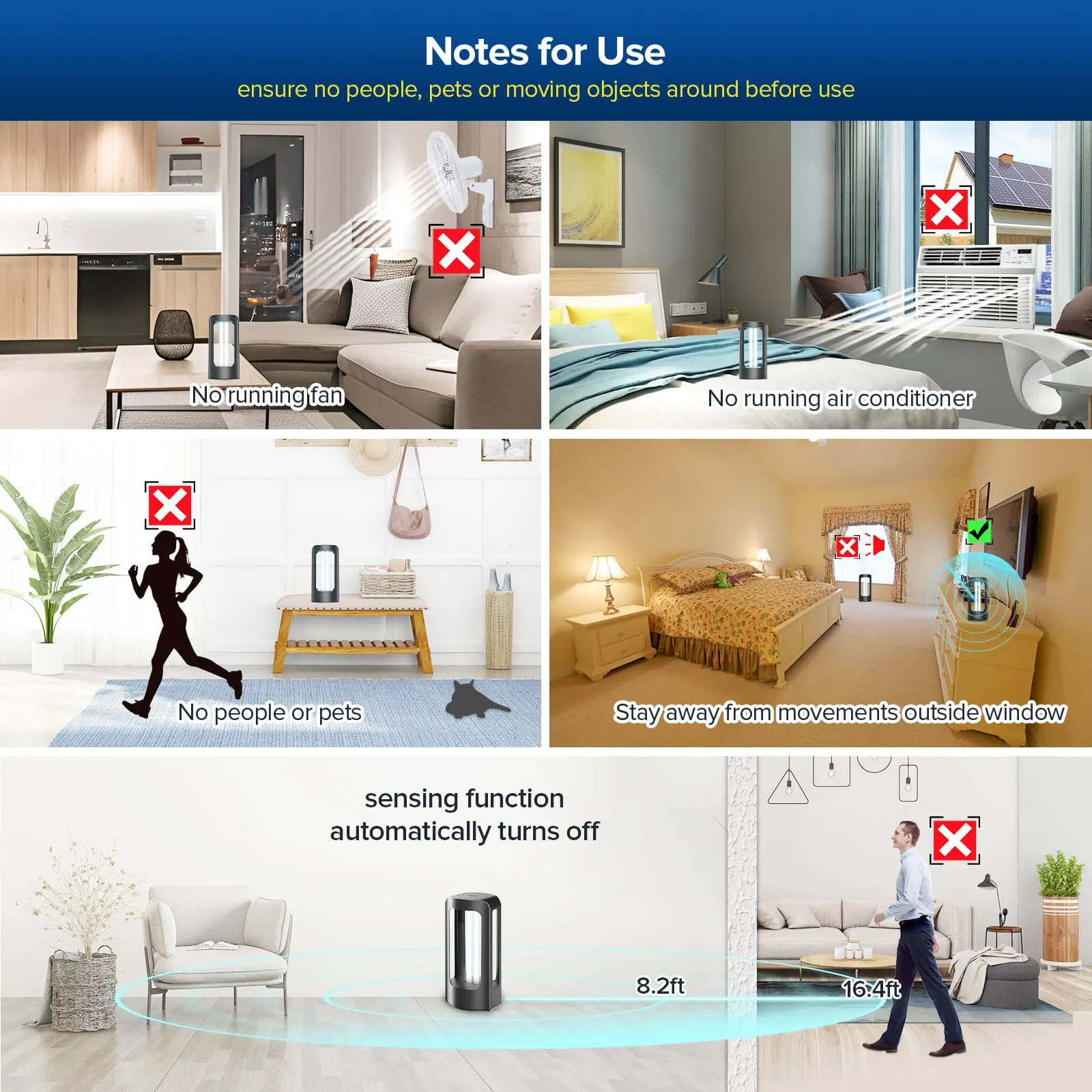 18W UV Light Sanitizer with Remote Control (US ONLY)