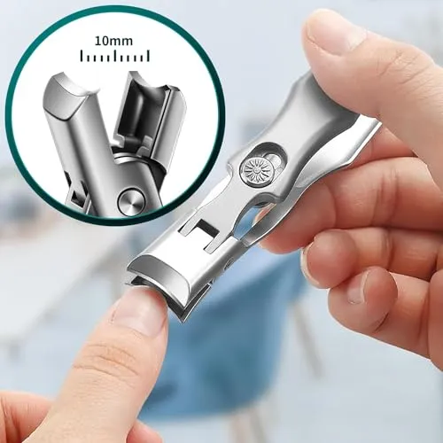 2024 New German Nail Clippers for Men, The Luxurious Ultra Sharp Nail Clippers, Stainless Steel Splashless Nail Clippers,Professional Nail Clippers (Size : 3 Color)