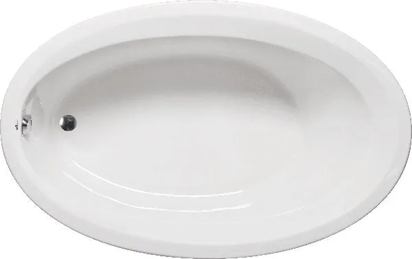Americh CA7242PA2 Catalina 72" x 42" Drop In Platinum Combo 2 Tub