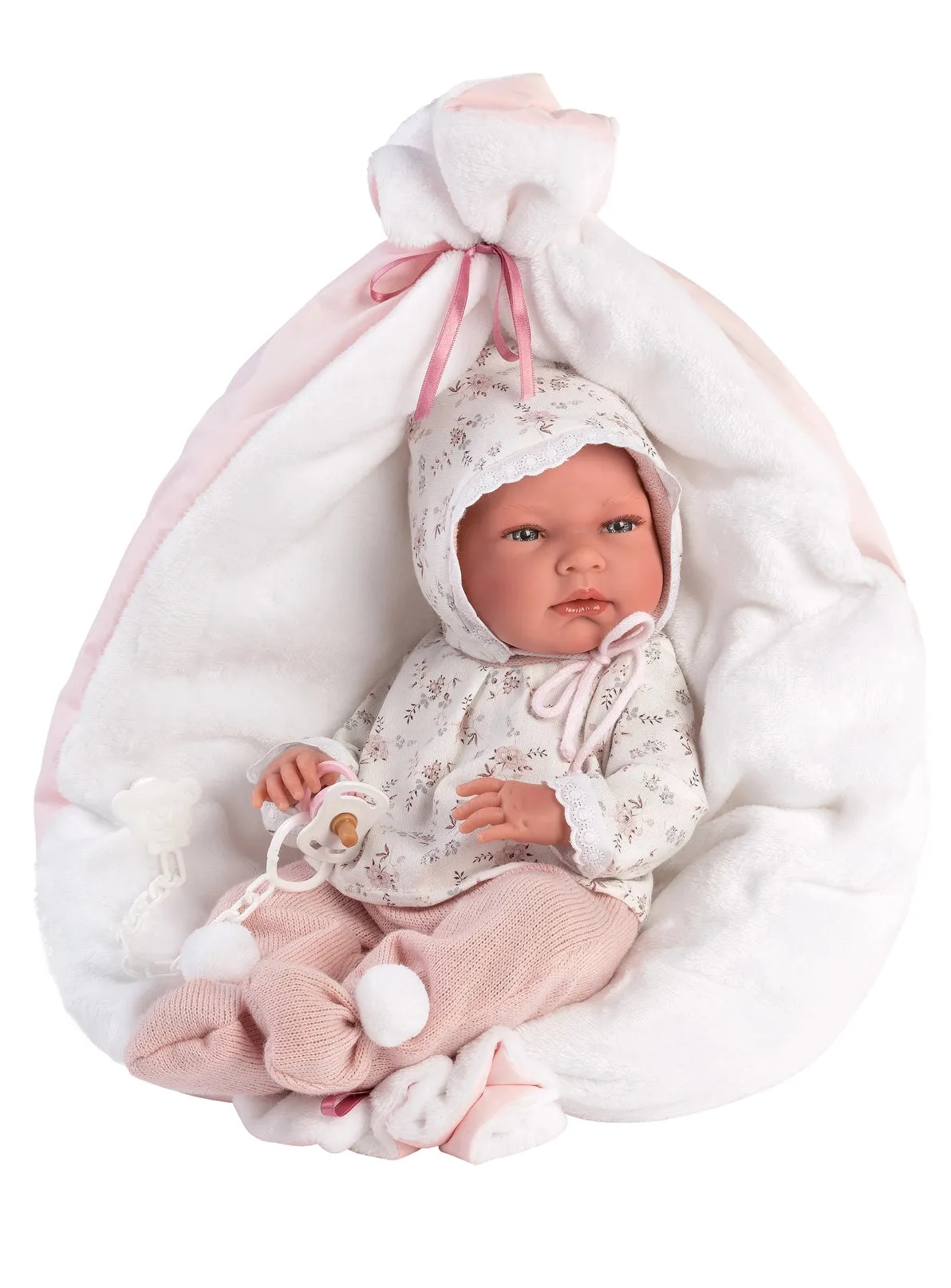 Anatomically-Correct Newborn Doll Nikki with Cushion