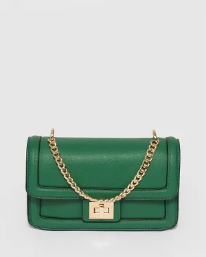 Ari Lock Green Crossbody Bag