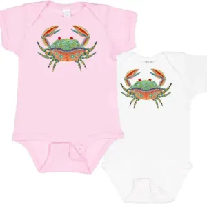 B McVan Designs Boho Crab Onsie