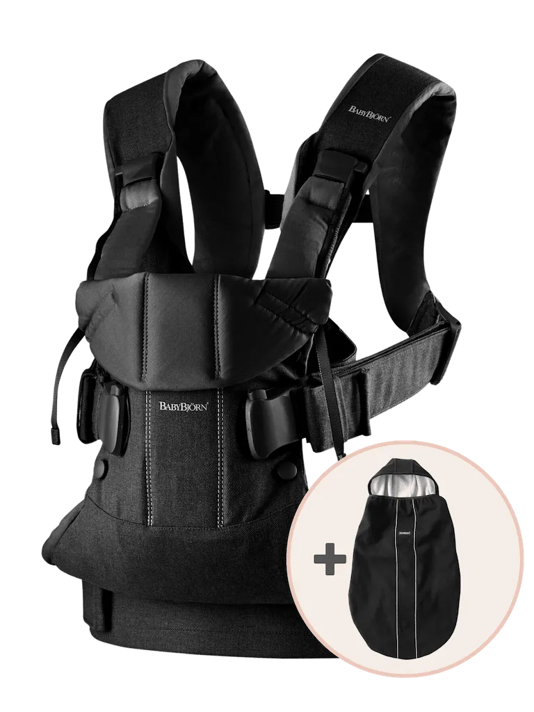 BabyBjörn Baby Carrier One / One Air and Carrier Cover Bundle