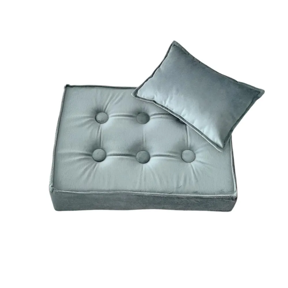 Babymoon Mattress & Pillow Posing Photography Prop | Green