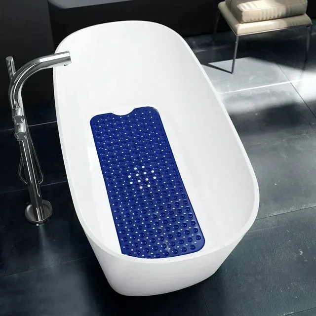 Bath Tub Mat Non-Slip 40 x 16 Inch - Bathtub Shower Safety Mat