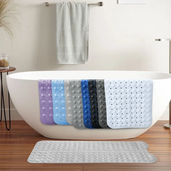 Bath Tub Mat Non-Slip 40 x 16 Inch - Bathtub Shower Safety Mat
