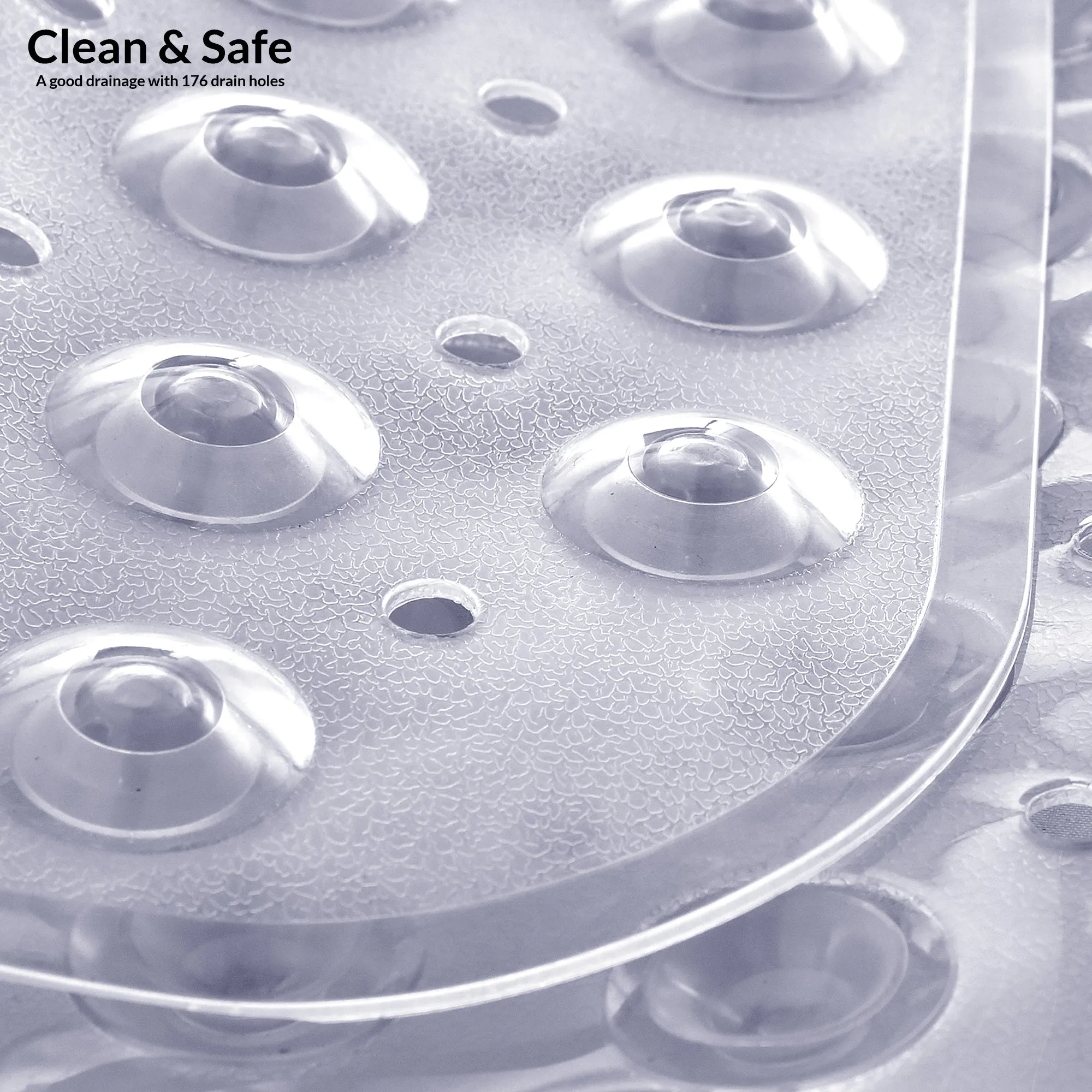 Bath Tub Mat Non-Slip 40 x 16 Inch - Bathtub Shower Safety Mat