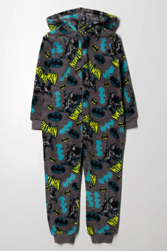 Batman Onesie Dark Grey