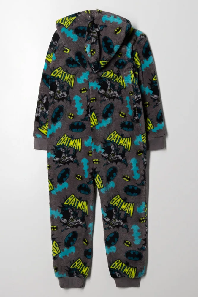 Batman Onesie Dark Grey