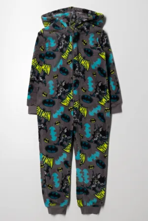 Batman Onesie Dark Grey