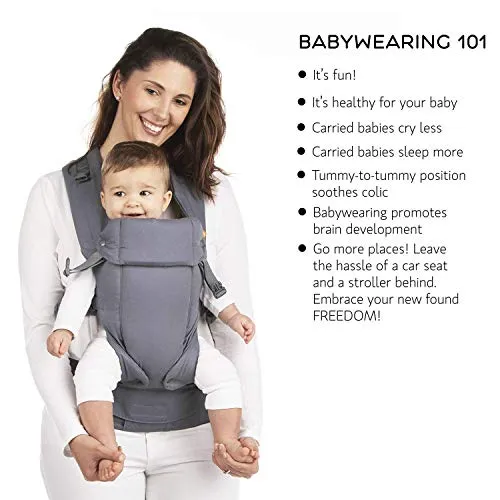 Beco Gemini Baby Carrier - Cool Mesh Navy, Sleek and Simple 5-in-1 All Position Backpack Style Sling for Holding Babies, Infants and Child from 7-35 lbs Certified Ergonomic