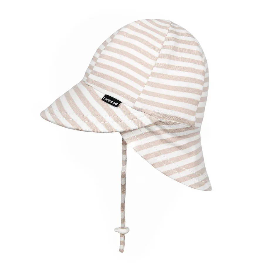 Bedhead Hats - Baby Legionnaire Sun Hat - Natural Stripe