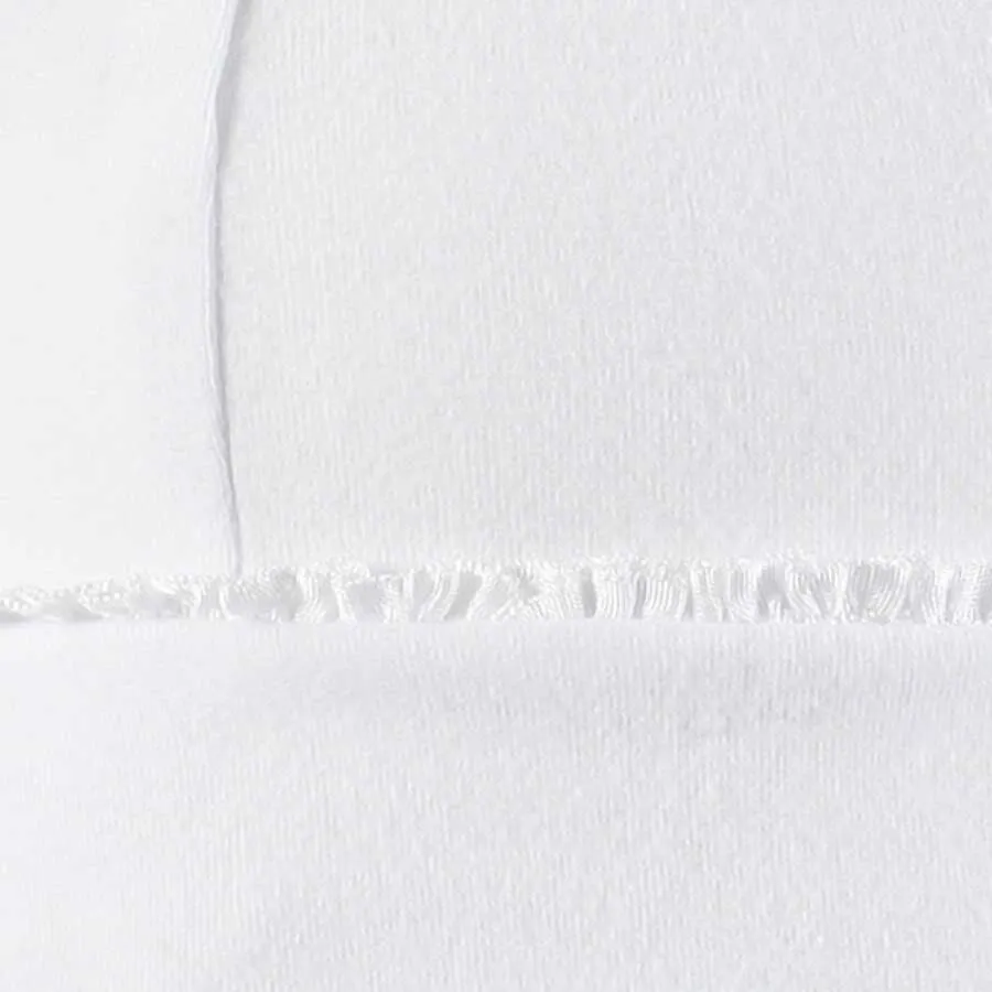 BEDHEAD LEGIONNAIRE HAT RUFFLE TRIM WHITE