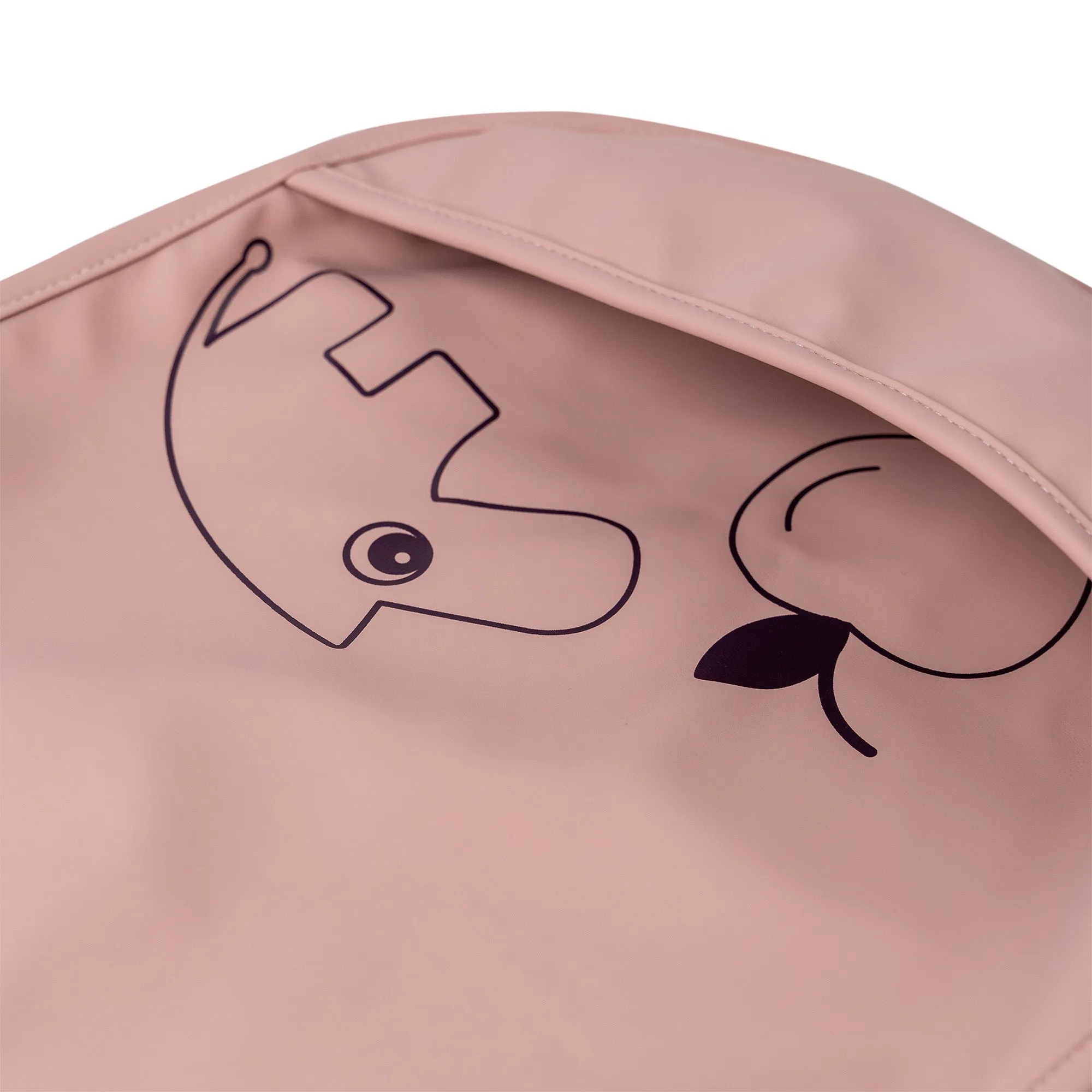Bib with velcro 2-pack - Deer friends - Powder