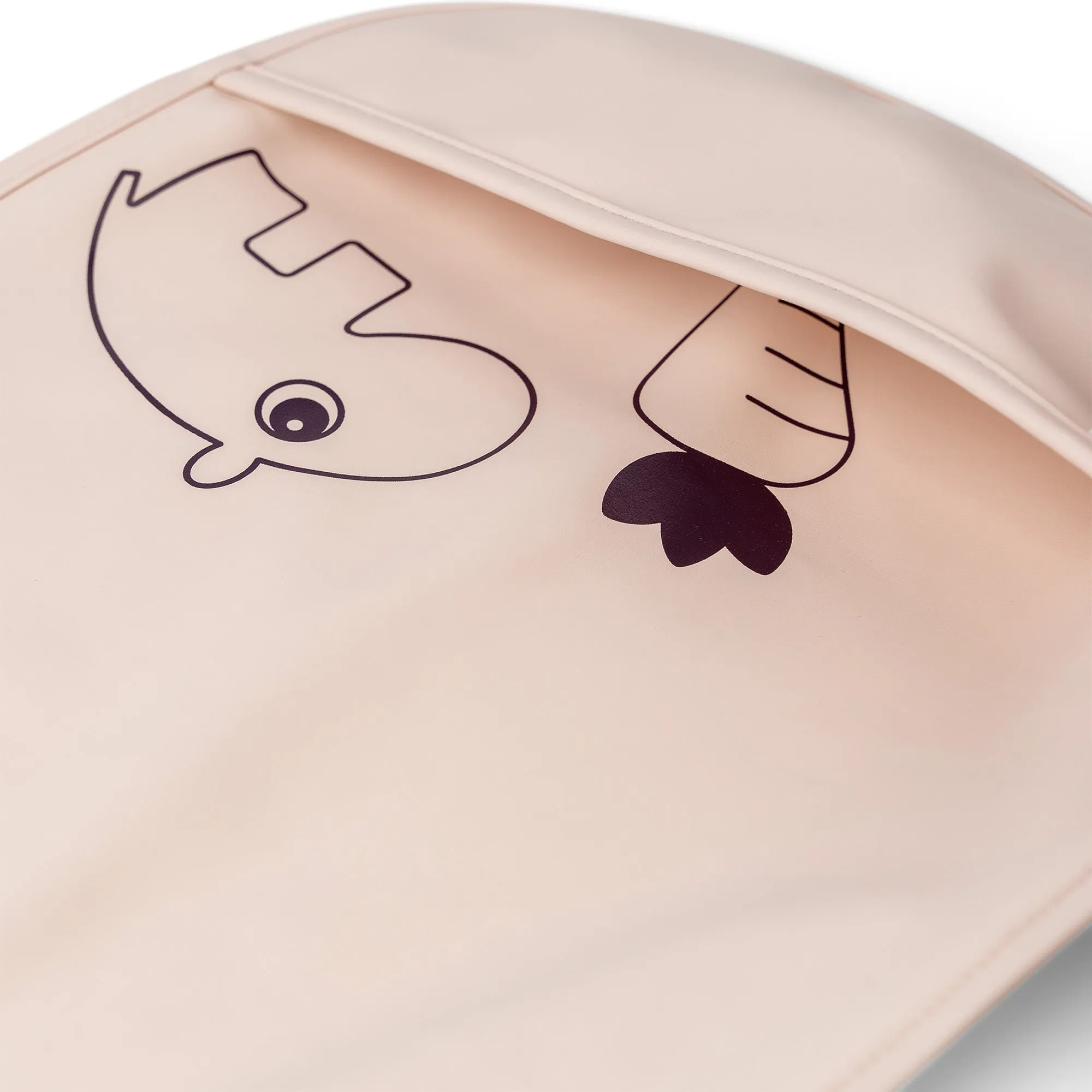 Bib with velcro 2-pack - Deer friends - Powder