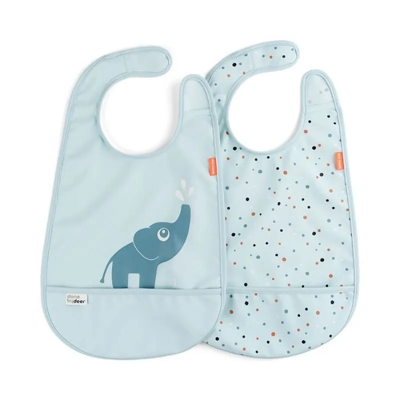 Bib with Velcro - 2 Pack