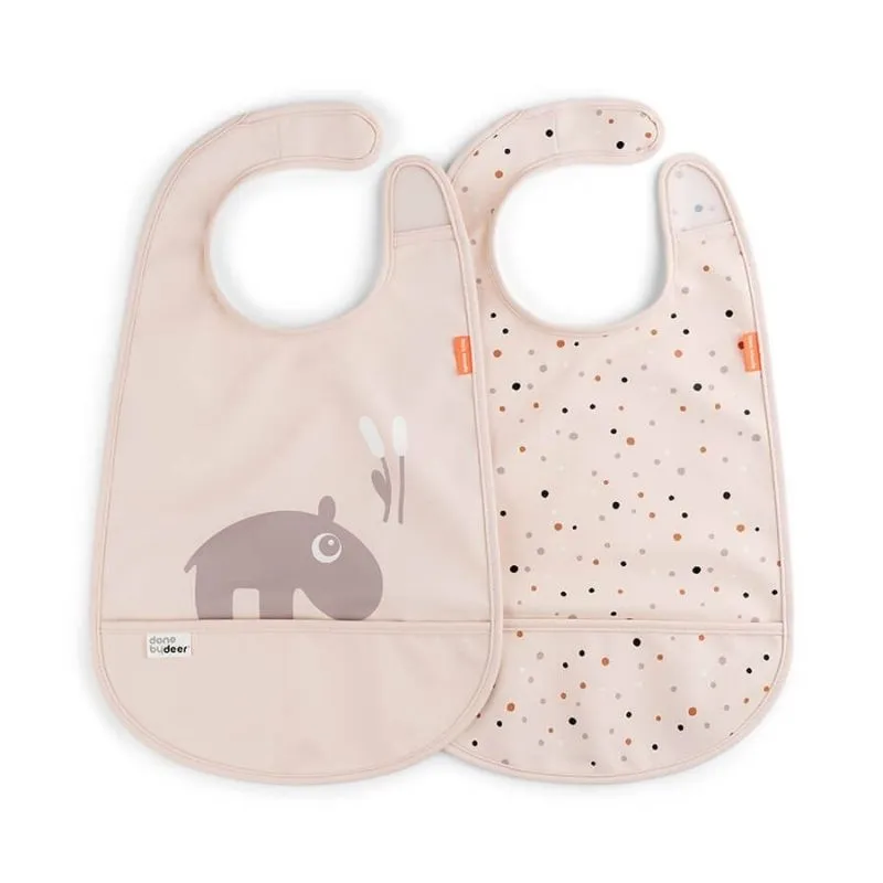 Bib with Velcro - 2 Pack