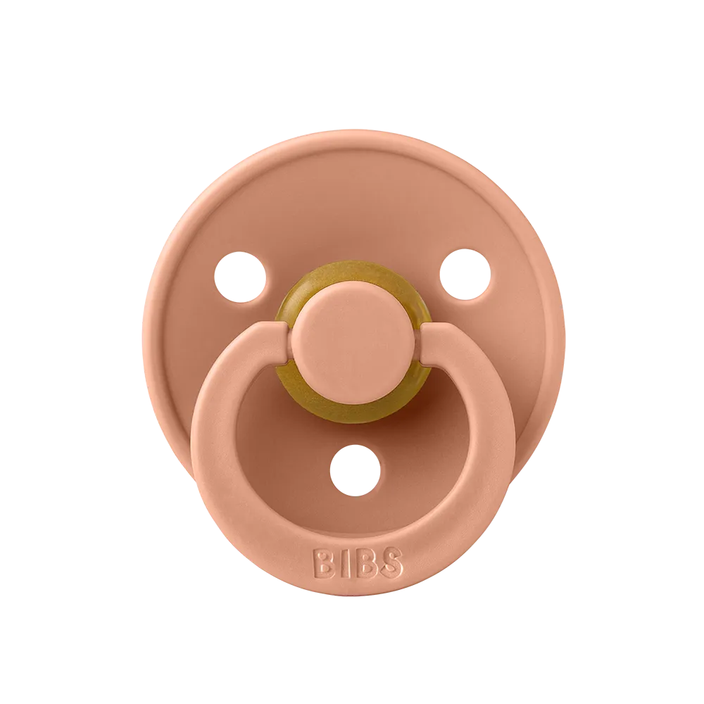 BIBS Colour Natural Rubber Latex Pacifiers (Size 1 & 2) | Personalised