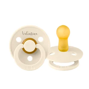 BIBS Colour Natural Rubber Latex Pacifiers (Size 1 & 2) | Personalised