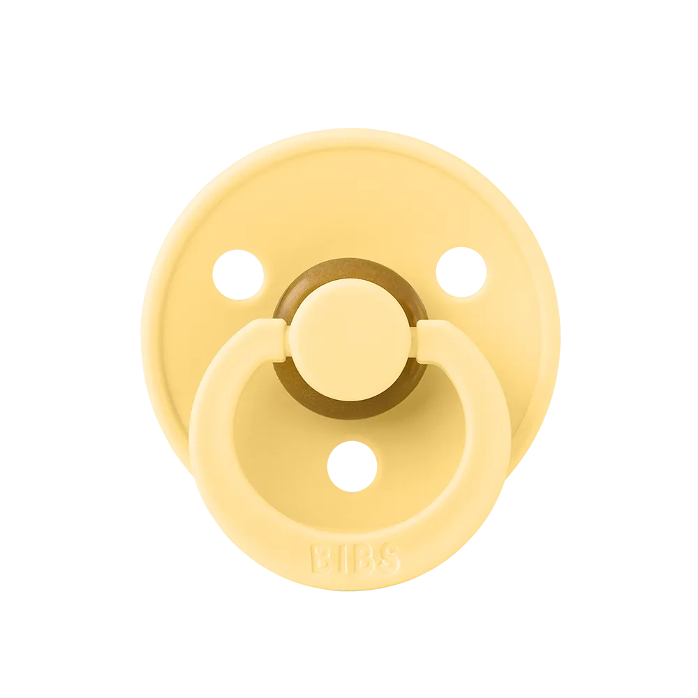 BIBS Colour Natural Rubber Latex Pacifiers (Size 1 & 2) | Personalised