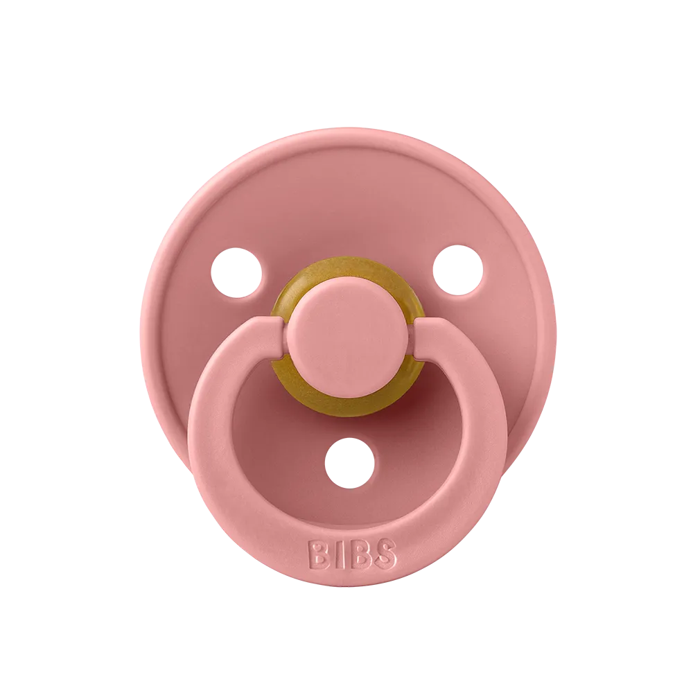 BIBS Colour Natural Rubber Latex Pacifiers (Size 1 & 2) | Personalised