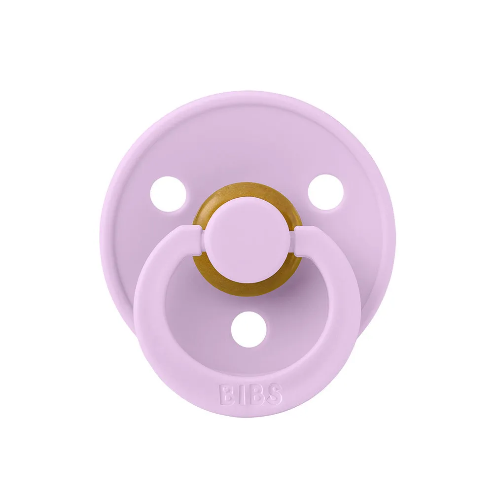 BIBS Colour Natural Rubber Latex Pacifiers (Size 1 & 2) | Personalised
