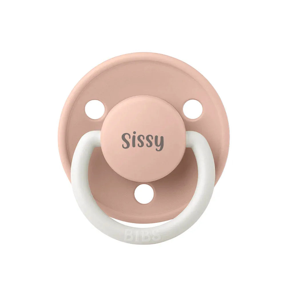 BIBS De Lux Silicone Pacifiers | One Size | Personalised