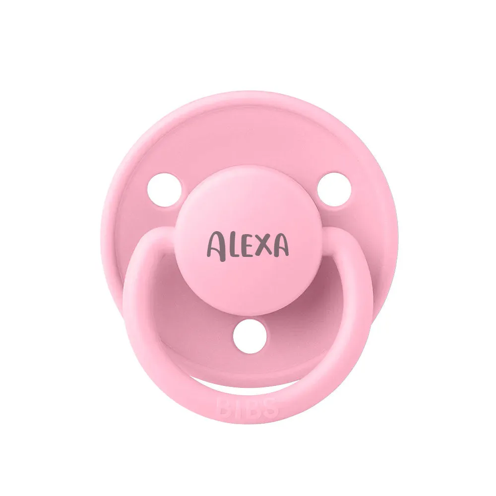 BIBS De Lux Silicone Pacifiers | One Size | Personalised