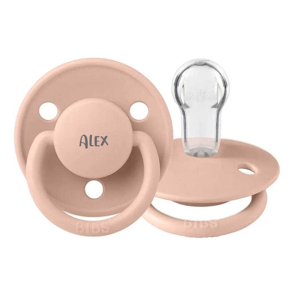 BIBS De Lux Silicone Pacifiers | One Size | Personalised