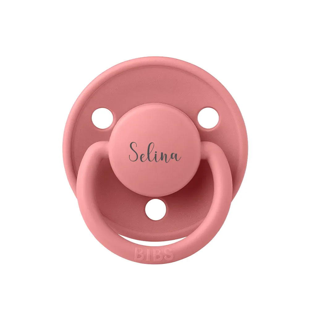 BIBS De Lux Silicone Pacifiers | One Size | Personalised