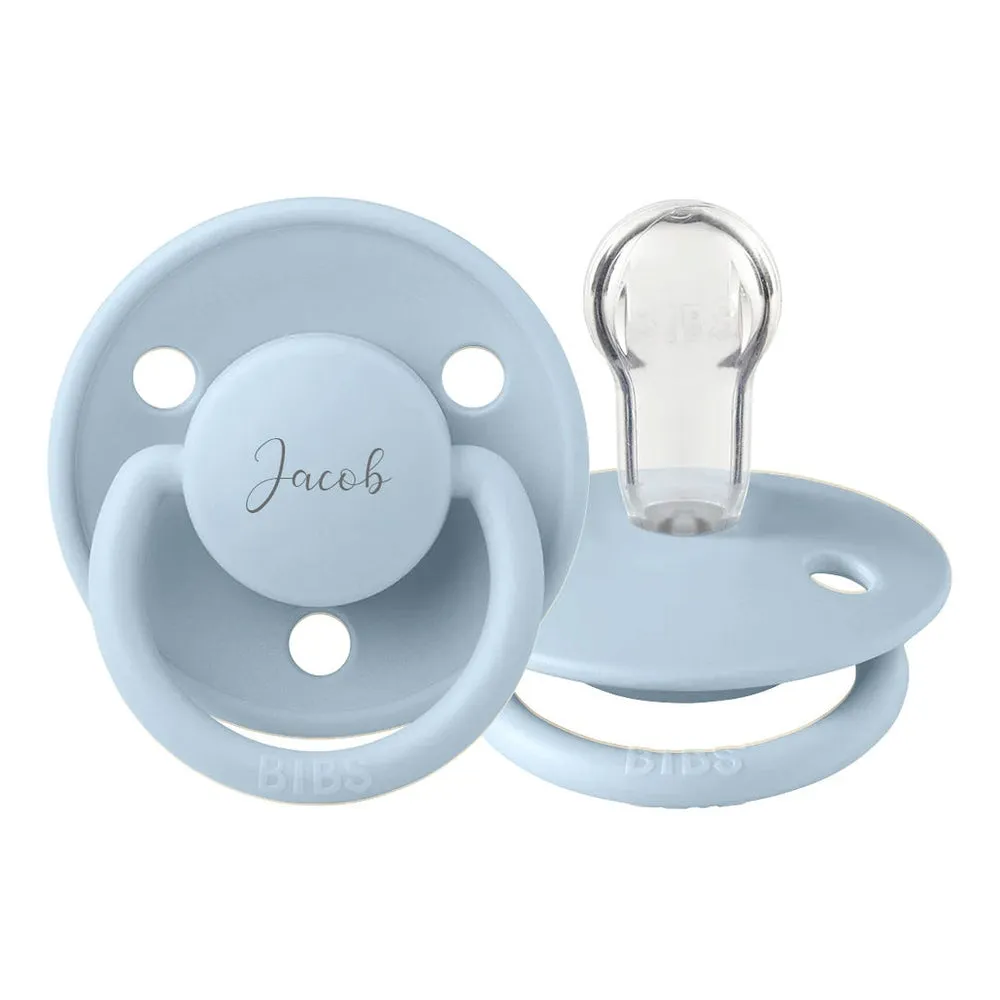 BIBS De Lux Silicone Pacifiers | One Size | Personalised