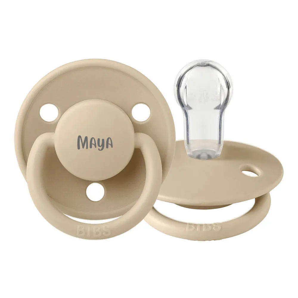 BIBS De Lux Silicone Pacifiers | One Size | Personalised