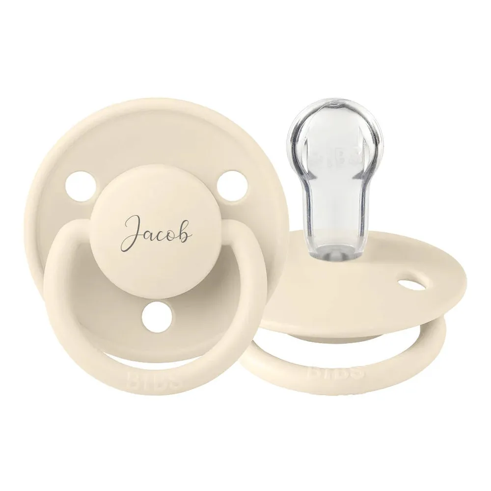 BIBS De Lux Silicone Pacifiers | One Size | Personalised