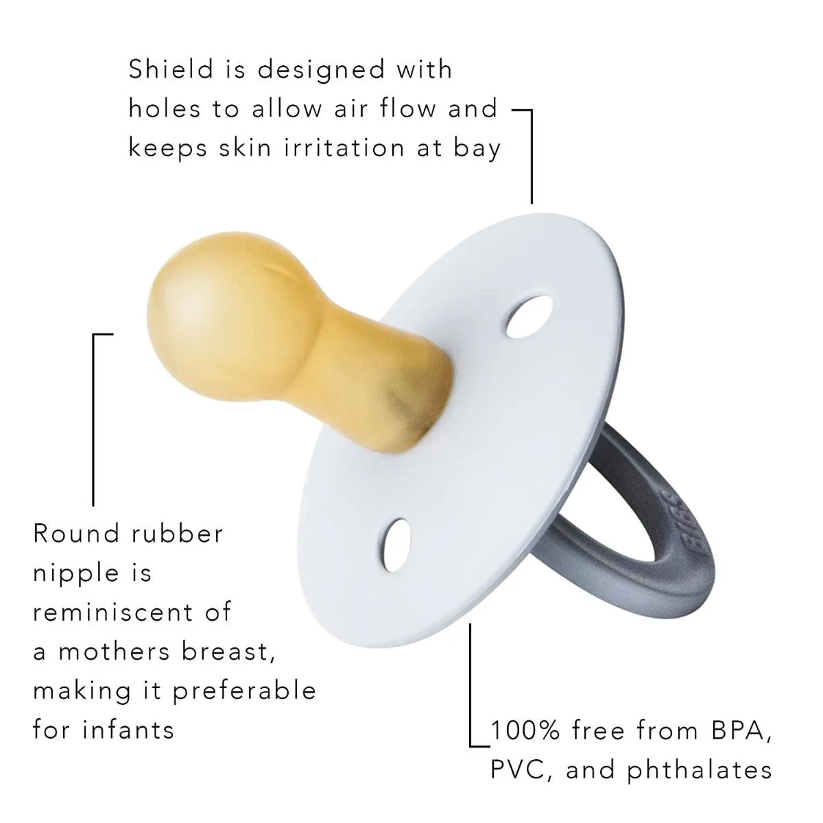 Bibs Pacifier 2 pack - Honey Bee