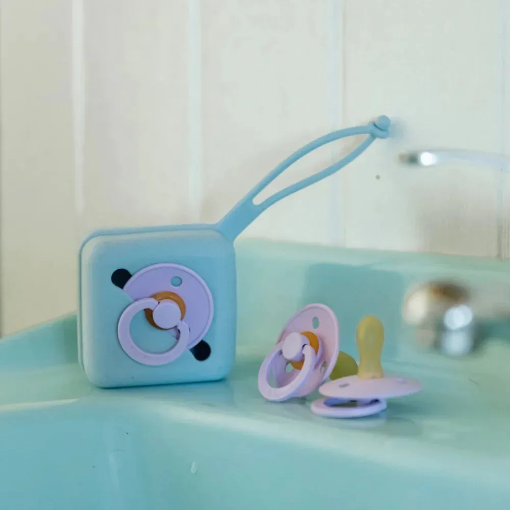 BIBS - Pacifier Soft Case (Dusty Blue)