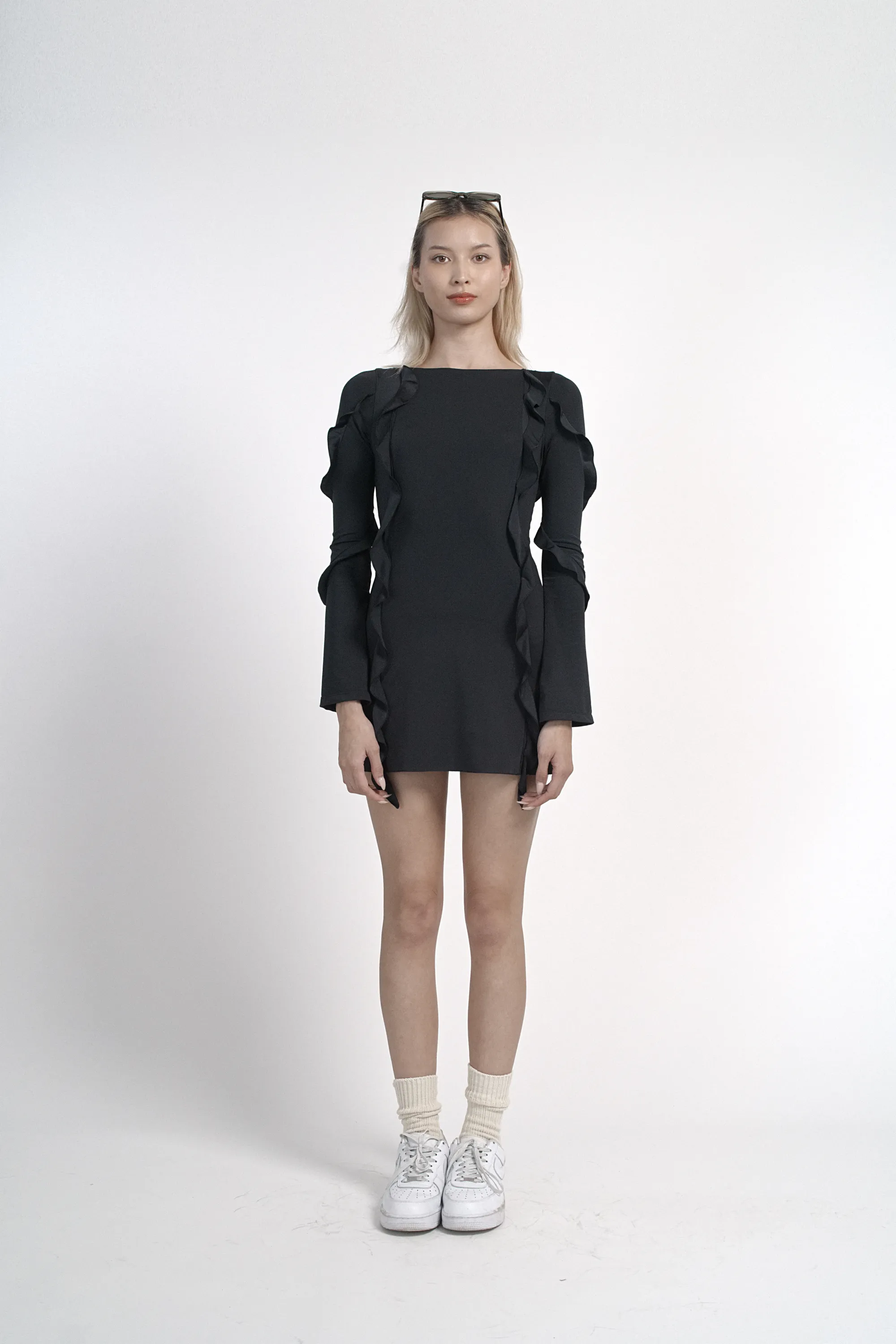 Black Ruffled dress