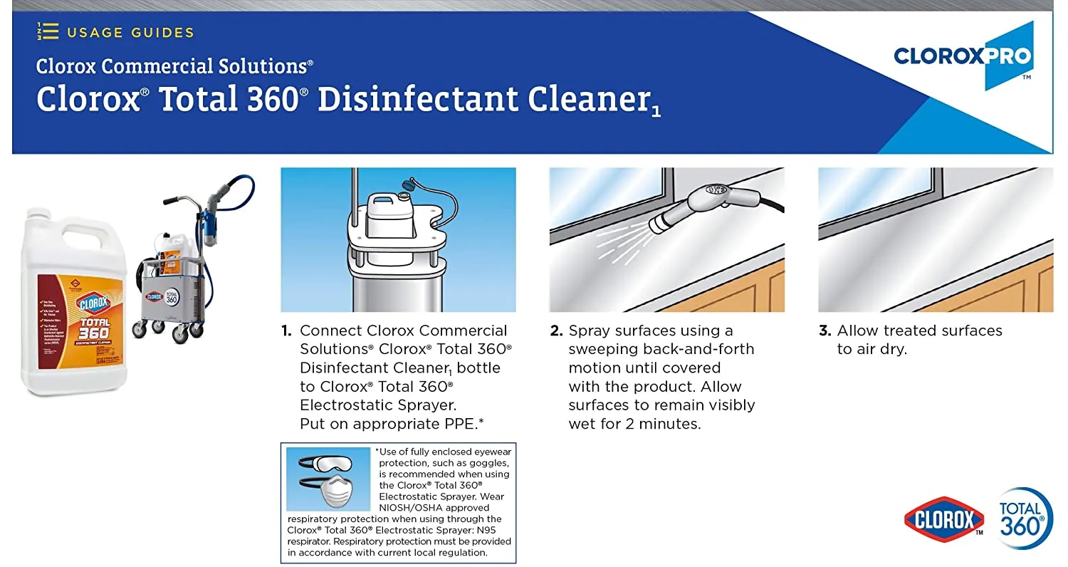 Clorox  Total 360 Electrostatic Sprayer Cart
