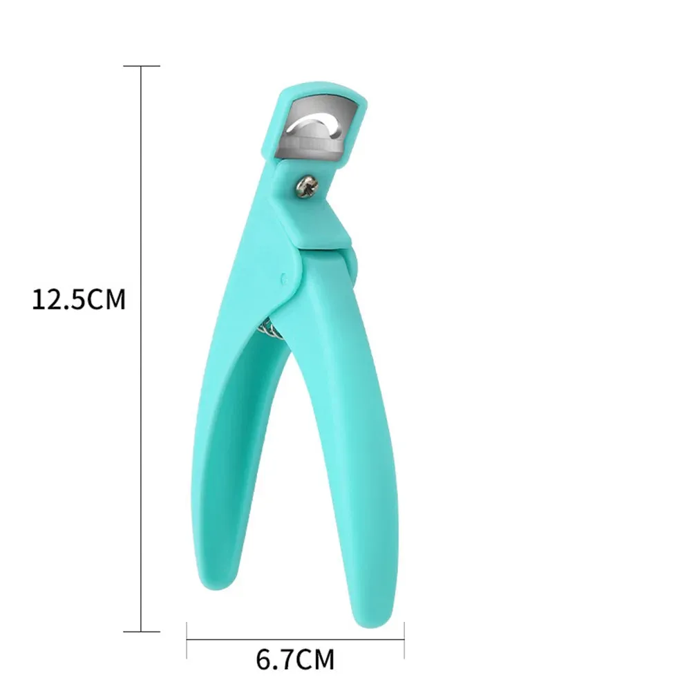 Colorful U-shaped False Nail Edge Clippers - Nail Art Tools
