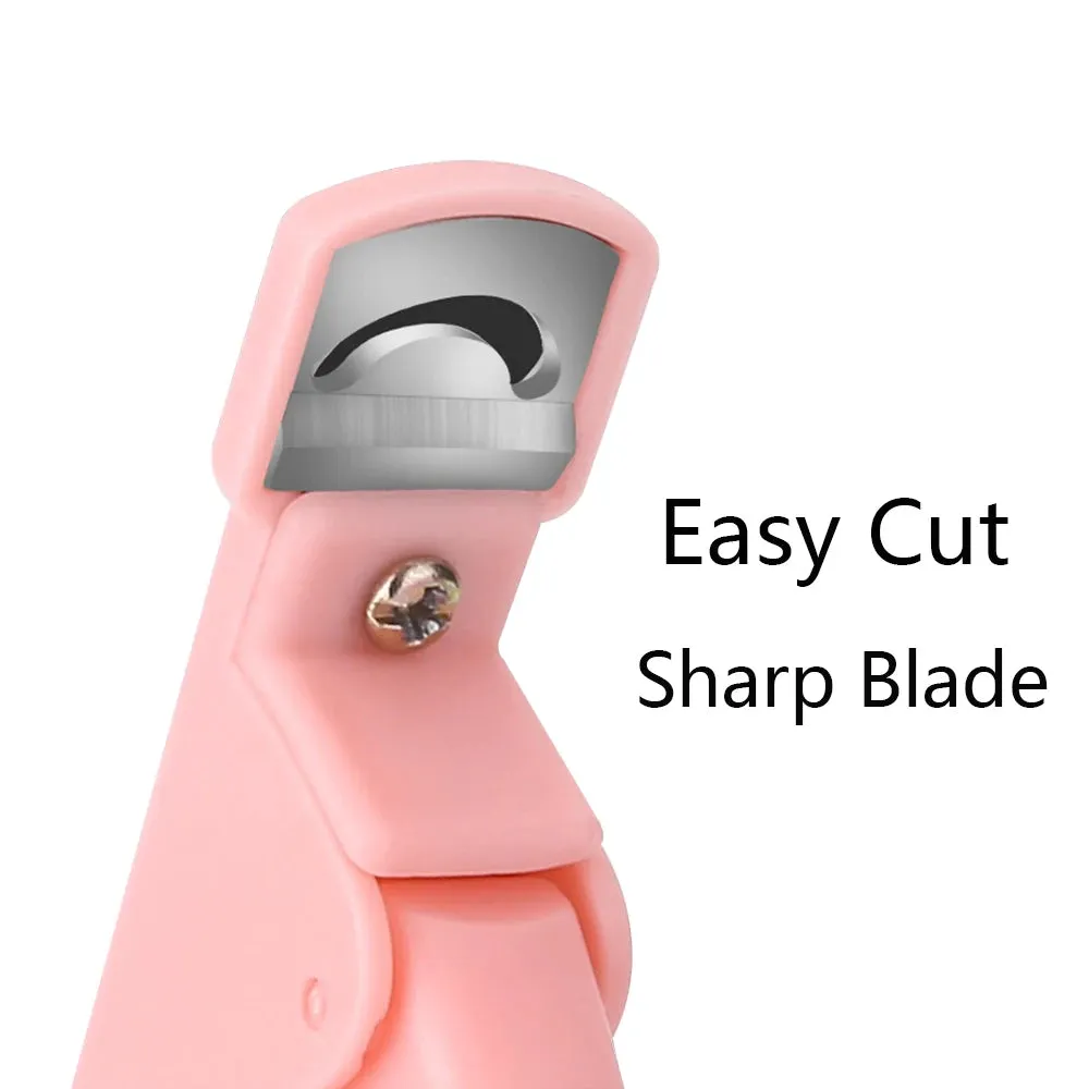 Colorful U-shaped False Nail Edge Clippers - Nail Art Tools