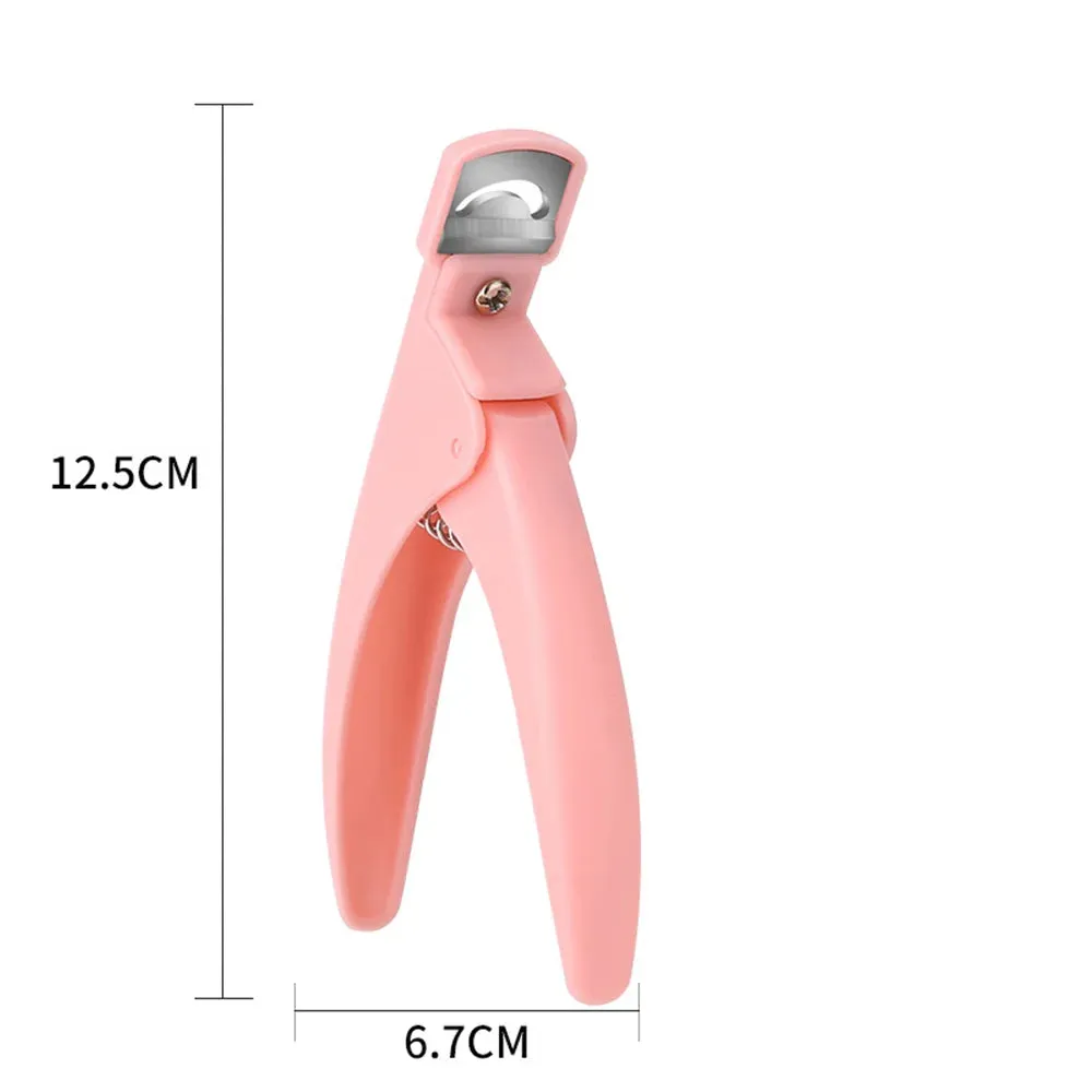 Colorful U-shaped False Nail Edge Clippers - Nail Art Tools