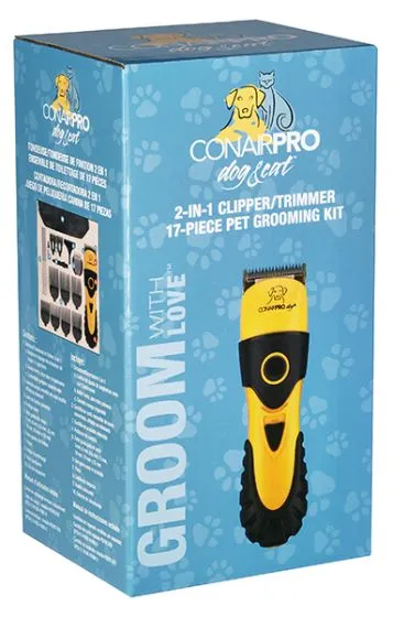 Conairpro 2 In 1 Clipper Trimmer 17pc Grooming Kit Dog SALE