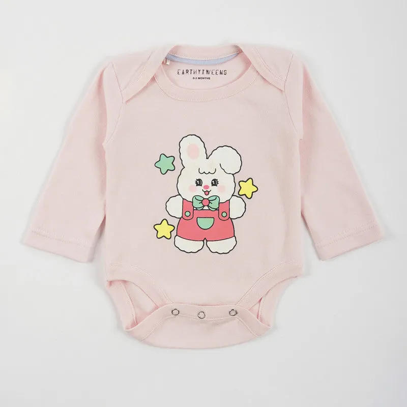 Cotton Baby Onesie | Bunny & Teddy Combo Set | Set of 2