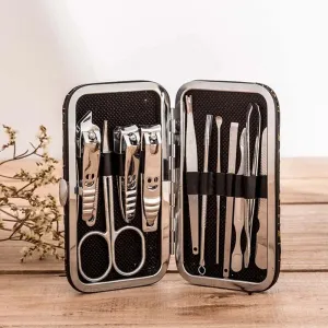 Creative Smiley Nail Tools Fitting 11PCS Nail Shape Easy Trimming Nail Clippers Nail Scissors Set