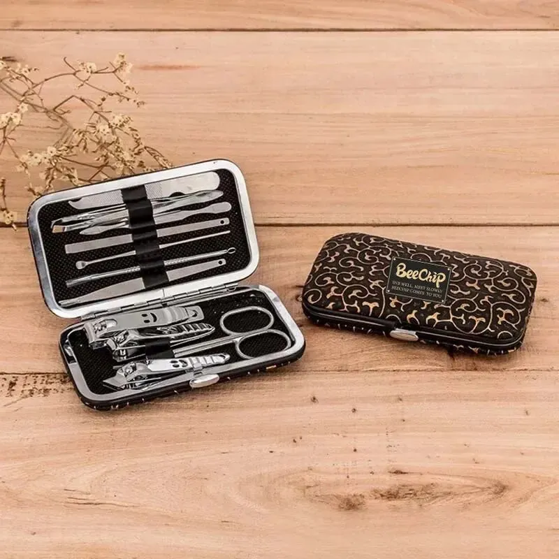 Creative Smiley Nail Tools Fitting 11PCS Nail Shape Easy Trimming Nail Clippers Nail Scissors Set