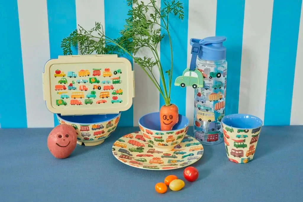 Cup in Happy Cars Print