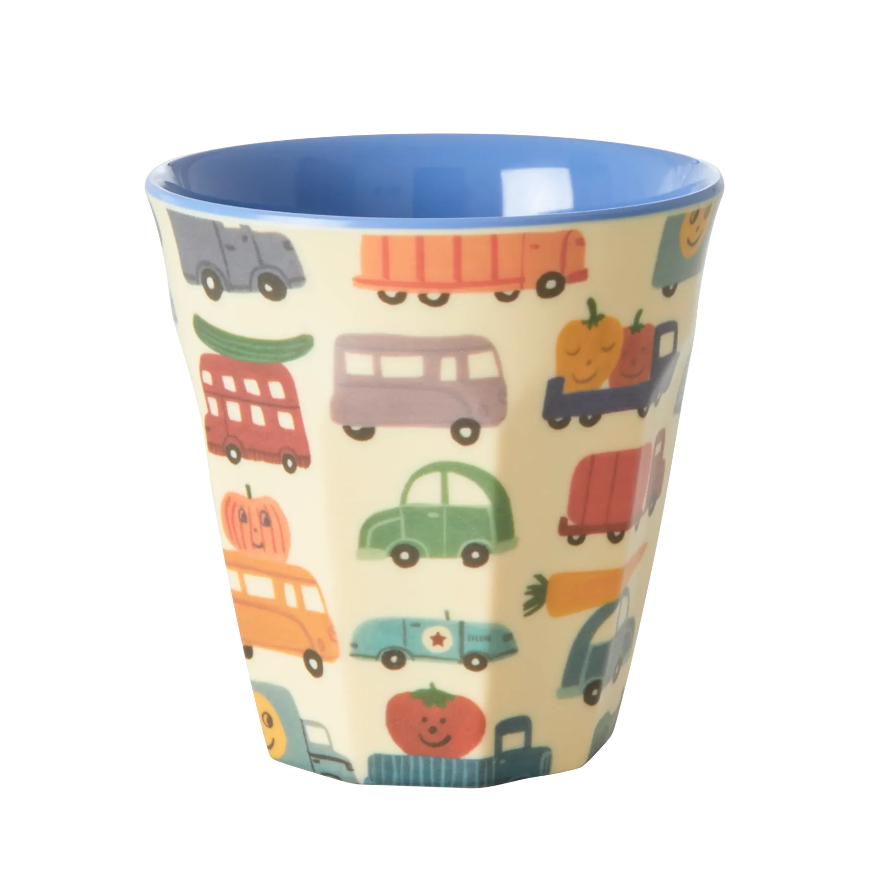 Cup in Happy Cars Print